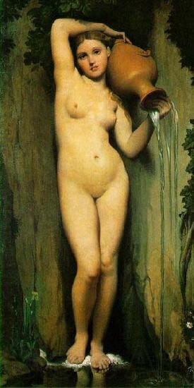 Jean Auguste Dominique Ingres The Source France oil painting art